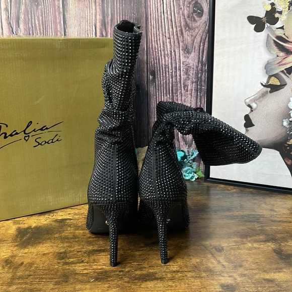 Thalia Sodi Women's Raquell Rhinestone Slouch Dress Boots size 7 nwt and box - Picture 4 of 6